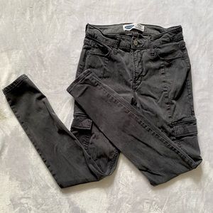 🌸 Dark Grey Cargo Utility Pants